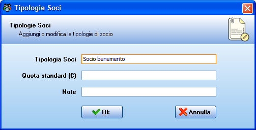 Schermata 20 del software gestione associazione AssoMeglio